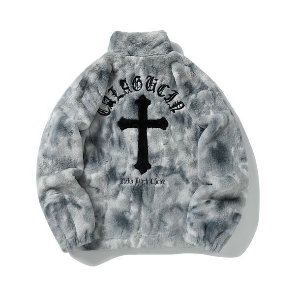 Winter Jacket "CRUCIFIX", Gray, S