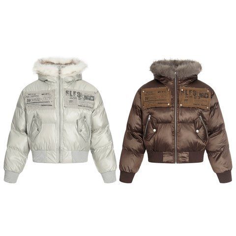 Winter Jacket "BLEG", White, S