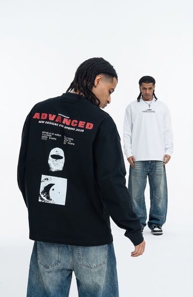 Longsleeve ""ADVANCED"", Black, S