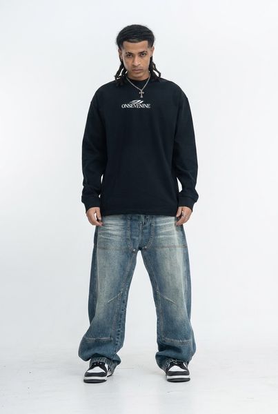 Longsleeve ""ADVANCED"", Black, S