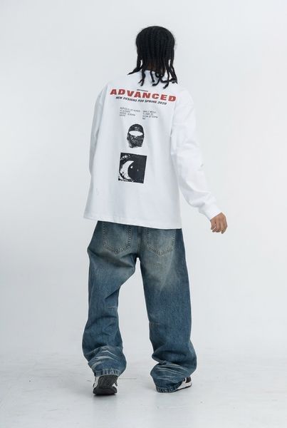 Longsleeve ""ADVANCED"", Black, S