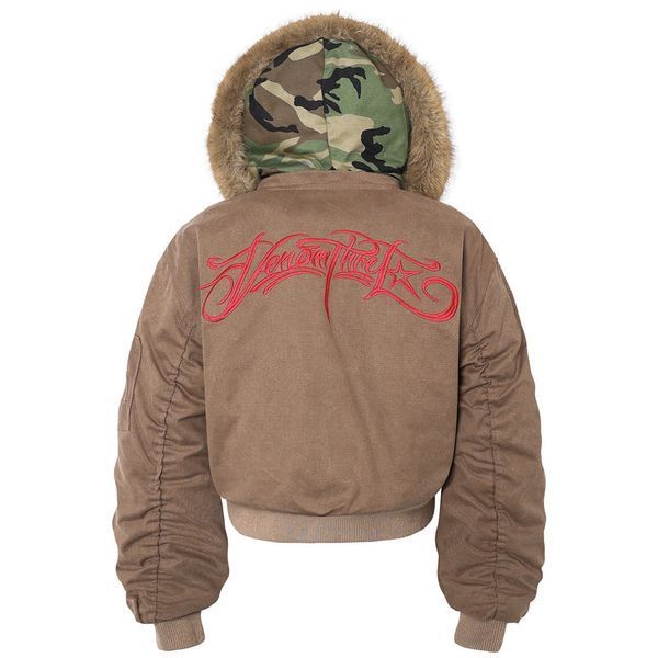 Bomber Jacket "CAMO", Black, M