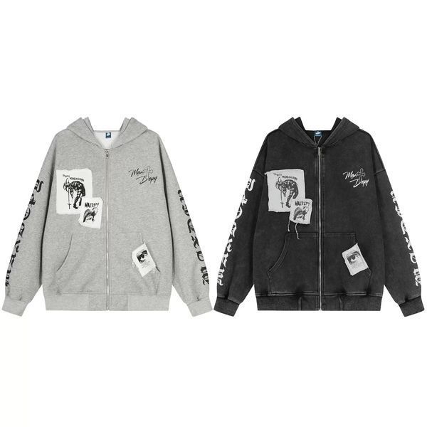 Zipper "DEPY", Black, M